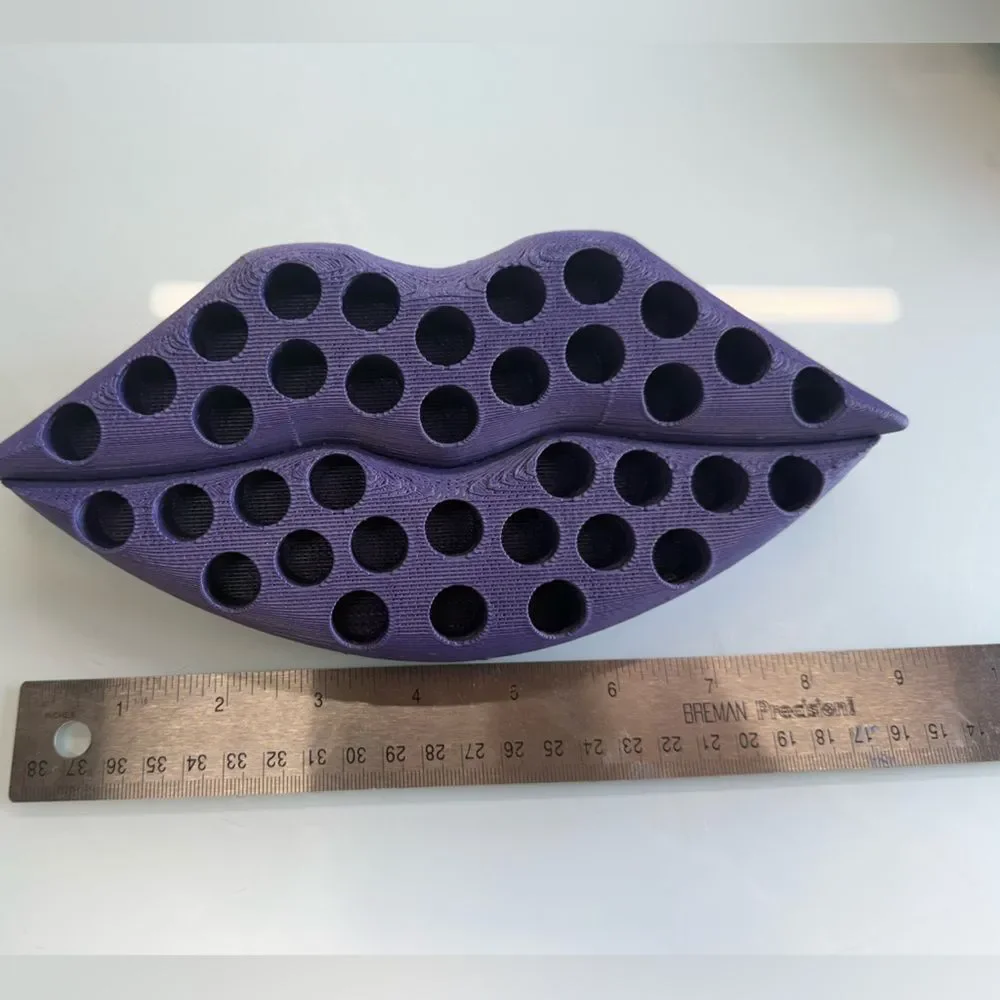 Lipsense or other lipstick or lip gloss Lip Color Holder wooden custom 3D‎ print
